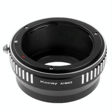 Da obiettivo AI ad anello di montaggio per obiettivo M4 / 3 (nero)