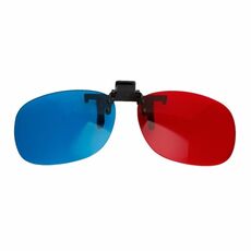 Occhiali stereo 3D rossi e blu Miopia e film 3D Computer TV dedicati