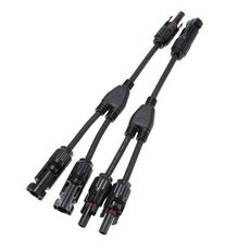 1 paio di connettori adattatore a Y per ramo MC4 M / M / F e F / F / M per cavo pannelli solari (mc4)