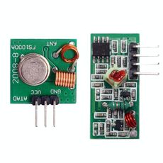 LDTR-WG0241 Trasmettitore wireless 433 MHz fai-da-te + modulo di ricezione Superregeneration (verde)