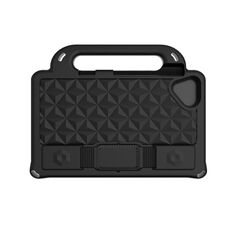 Per Huawei MediaPad T8 8.0 pollici serie Diamond Series EVA Portatile Anti Anti Fall Caduta Shell protettiva con staffa / cinturino (nero)