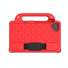Per Huawei MediaPad T8 8.0 pollici serie Diamond Series EVA Portatile Anti Anti Fall Calank Shell Shell protettive con staffa / cinturino (rosso)