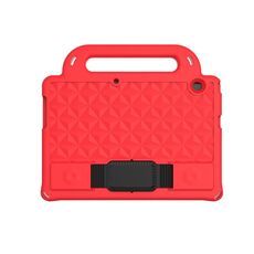 Per Huawei MediaPad T3 10 9.6 pollici serie Diamond Series EVA Anti-caduta Anti-caduta antiurto Antiurto Anti-Antifurgo Cassa con supporto e cinturino (rosso)