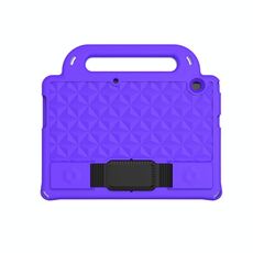 Per Huawei MediaPad T3 10 9.6 pollici serie Diamond Series EVA Anti-caduta Anti-caduta Anti-Anti-Antiurto Anti-Antifurgo Custodia protettiva con supporto e cinturino (viola)