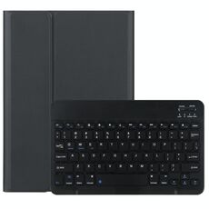 Dy-E10 2 in 1 tastiera Bluetooth rimovibile + custodia protettiva in pelle con supporto per Lenovo Tab E10 (nero)