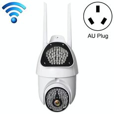 QX37 1080P WiFi Fotocamera da sorveglianza ad alta definizione Camera da dome da esterno, supporto visione notturna e rilevamento vocale a due vie e movimento del movimento (tappo AU)