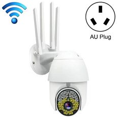 QX38 1080P WiFi Fotocamera da sorveglianza ad alta definizione Fotocamera da dome da esterno, supporto visione notturna e rilevamento vocale a due vie (plug AU)