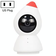 YT43 2 Million Pixels HD Wireless Home Interno Piccola fotocamera da equitazione rossa, supporto rilevamento movimento e visione notturna a infrarossi e scheda micro SD (spina USA)