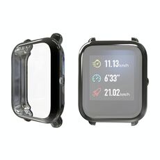 Custodia protettiva in TPU galvanica per Xiaomi Huami Amazfit Bip Lite versione 20mm (nero)