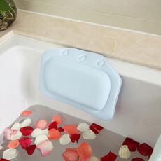 2 PC Forniture per il bagno Vasca da bagno Cuscino Vasca da bagno Poggiatesta Ventosa Cuscini da bagno impermeabili, Consegna a colori casuale, Dimensioni: 31 * 21 cm