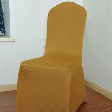 Fodere per sedie elastiche Matrimoni Fodere per sedie da ristorante per banchetti (oro)