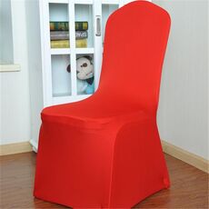 Fodere per sedie elastiche Matrimoni Fodere per sedie da ristorante per banchetti (rosse)