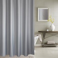 Ispessimento Tenda Impermeabile E Muffa Tenda A Nido D'ape Tessuto Poliestere Tenda Della Doccia Tenda Bagno, Dimensioni: 180 * 180 cm (Grigio)