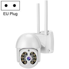 Tuya QX56 3,0 milioni di pixel IP66 Telecamera IP wireless impermeabile da 3,0 milioni di pixel, supporto Amazon Alexa & Google Home & Motion Detection & By-Way Audio & Full Colour Night Vision & TF Card, Plug USA