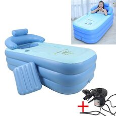 YT-038 Piscina per bambini gonfiabile con fondo gonfiabile con fondo in spugna pieghevole con pompa di ricarica