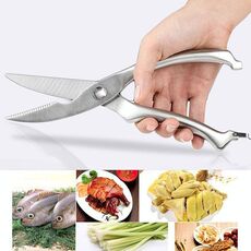 10 pollici Cucina Pollame Pesce Osso di pollo Acciaio inossidabile Cutter Cook Gadget Shear, Blister Package