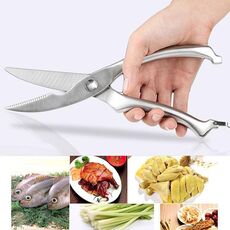 10 pollici Cucina Pollame Pesce Osso di pollo Tagliapiastrelle in acciaio inossidabile Cucinare Gadget Shear, Confezione regalo