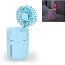 T9 Umidificatore portatile da tavolo con ricarica USB regolabile con controllo a 3 velocità (blu)