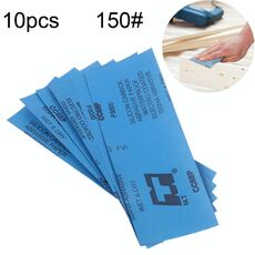 100 pezzi grana 150 carta vetrata per lucidatura a secco e ad umido ， dimensioni: 23 x 9 cm (blu)
