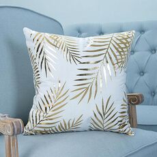 Fodera per cuscino per divano con stampa in oro abbronzante, dimensioni: 45 * 45 cm