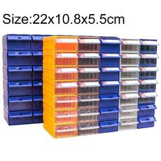 Set 2 scatole in plastica rinforzata per attrezzi e hardware colori casuali HC8176