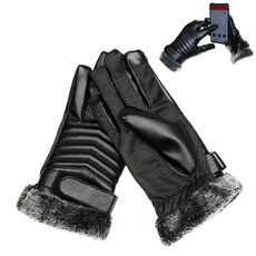 Guanti protettivi per equitazione Inverno Sport all'aria aperta Touch Screen Guanti in poliestere caldo antivento antispruzzo per uomo