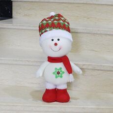 Stile di grandi dimensioni in piedi per la casa di Natale DOPERAZIONE Bambola da pupazzo di neve