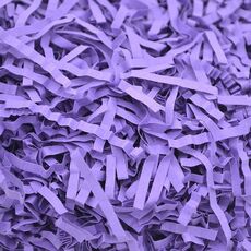 60g RF1101-20 Raffiti Filler Paper Grass Shredded Stropicciato Decorazioni di nozze Confezione regalo per feste Riempimento (viola)