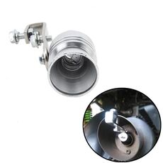 Universale in alluminio Turbo Sound Silenziatore di scarico Tubo Fischietto Simulatore di auto Whistler, Dimensioni: L