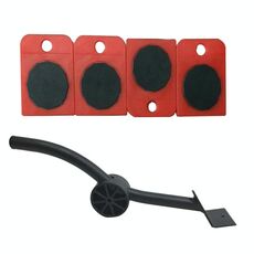 A3 acciaio / plastica piede di porco plastica spessa strumento di movimento di peso spesso combinazione comoda e pratica (rosso)