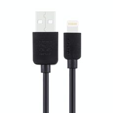 Haweel 1 m ad alta velocità 35 core da 8 pin a cavo di ricarica di sincronizzazione USB per iPhone, iPad (nero)