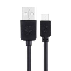 HAWEEL 1M High Speed 35 Cores Micro USB al cavo di ricarica per sincronizzazione dati USB, Cavo di ricarica per sincronizzazione dati da micro USB a USB HAWEEL da 1 m ad alta velocità a 35 core (nero)
