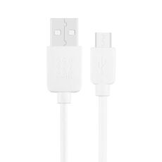 HAWEEL 1M High Speed 35 Cores Micro USB al cavo di ricarica per sincronizzazione dati USB, Cavo di ricarica HAWEEL da 1 m ad alta velocità a 35 core da micro USB a USB per la sincronizzazione dei dati (bianco)