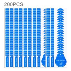 200 PCS Assorbitore di polvere Guida LCD Adesivo per polvere per vetro dello schermo