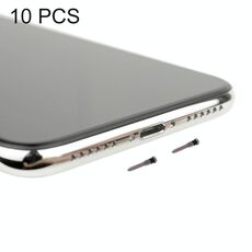 10 viti per porta di ricarica PC per iPhone X (bianco)