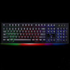 ZGB G20 104 Keys USB Cablaggio Meccanico Feel Glowing Computer Keyboard Gaming Keyboard (nero)