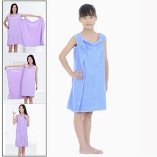 Asciugamano magico Asciugamano da bagno Vestiti Asciugamano da spiaggia Vestito per bambini, Dimensioni: 130 x 60 cm (Blu)