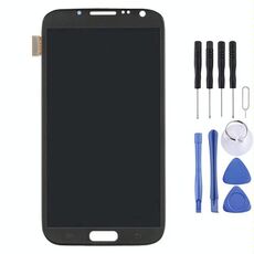 Display LCD originale + Touch Panel per Galaxy Note II / N7105 (grigio)