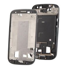 Per Galaxy S III / i9300 Scheda centrale LCD originale 2 in 1 + telaio anteriore originale (nero)