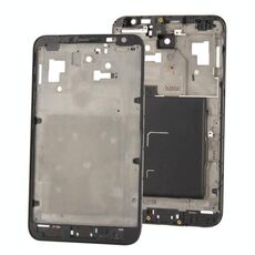 Per Galaxy Note / i9220 Scheda centrale LCD originale 2 in 1 + telaio anteriore originale (nero)