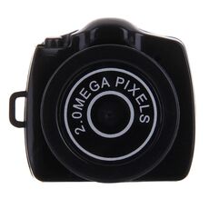 Y2000 HD Sport all'aria aperta Ultra-mini DV Pocket Videocamera digitale Videocamera Videocamera Videocamera, Supporto Max 32GB Micro SD / TF Card (nero)