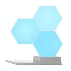 3 pezzi / set LifeSmart Creative Geometry Assembly Quantum Light con base, controllo APP intelligente / controllo vocale