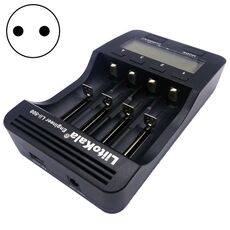 LiitoKala Lii-500 Caricabatteria al litio per Li-ion IMR 18650, 26650, 16340, 14500, 10440, 18500, spina UE