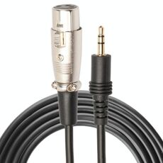 Cavo audio per microfono da 3 m 3,5 mm maschio a XLR femmina