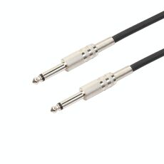 Cavo patch audio da 1,8 m 1/4 di pollice (6,35 mm) maschio a maschio schermato jack mono