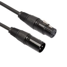 Cavo audio per microfono da 3 m a 3 pin da XLR maschio a XLR femmina