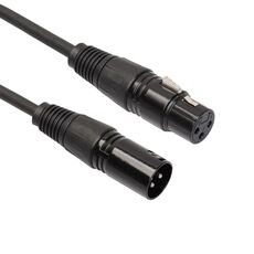 Cavo audio per microfono da 10 m a 3 pin da XLR maschio a XLR femmina