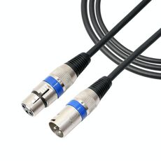 Cavo audio per microfono da 5 m a 3 pin da XLR maschio a XLR femmina