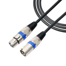 Cavo audio per microfono da 1 m a 3 pin da XLR maschio a XLR femmina