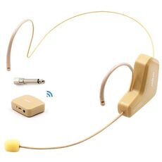 ASiNG WM03 Microfono pickup elettronico con trasmissione audio wireless a 2,4 GHz, distanza di trasmissione: 20-30 m